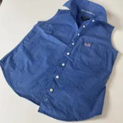 POLO JEANSノースリーブシャツ 青 Pのサムネイル