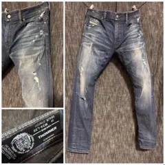 DIESEL D.N.A.高級デニムライン THOMMER ダメージ加工デニム