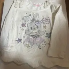 mezzo pianoウサギキャラクター刺繍長袖Tシャツ 90