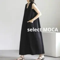 select MOCA ❁ポケットデザインＶネックボリュームワンピース