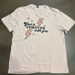ク*ズ様 【希少XL】DISTRICT レトロ グラフィックTシャツ ピンク