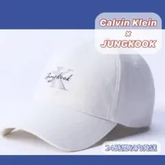 Calvin Klein ジョングク キャップ CKJK CAP ホワイト - メルカリ