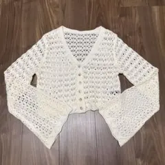 SHEIN ショート丈ニットカーディガン　XS
