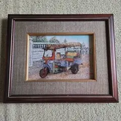 トゥクトゥク 絵画 アートフレーム
