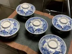 古伊万里　蓋付き茶碗　５個セット 特選古伊万里 浪漫有田 蓋つき煮物椀 2個セット - メルカリ