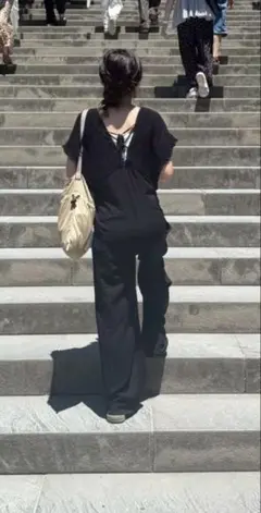 ブラック オールインワン SHEIN