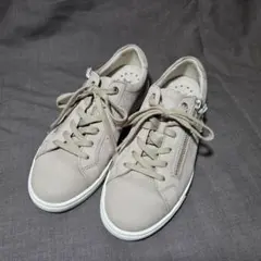 MEPHISTO メフィスト ベージュ ジップスニーカー 6 1/2のサムネイル