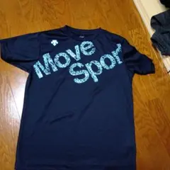 DESCENTE Move Sport Tシャツ ネイビー