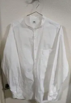 ユニクロ　エクストラファインコットンオーバーサイズスタンドカラーシャツXL