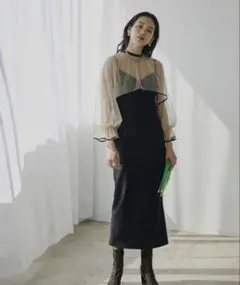 ameri vintage MANY WAY AIRY VEIL DRESS