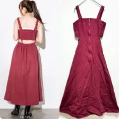 【完売品】オリーブデオリーブ　フロントZIPジャンスカ　バックオープンジャンスカ