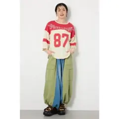 RODEO CROWNSロデオクラウンズ エンブロイダリーユニフォームTシャツ