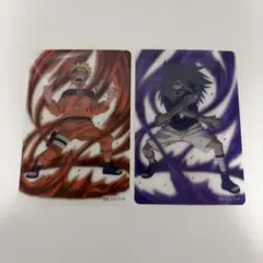 NARUTO ビジュアルプレートコレクション　ナルト　サスケ