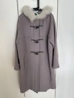 JILL ファー付きグレー ダッフルコートのサムネイル