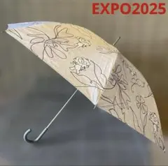 ミャクミャク 長傘日傘 晴雨兼用 花柄 リバティ ブラック全天候対応