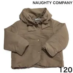 NAUGHTY COMPANY ベージュ　ダウンコート　120