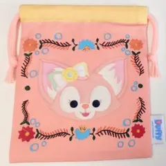 ダッフィー&フレンズ　リーナベル　巾着　カラフルハピネス　ディズニーシー