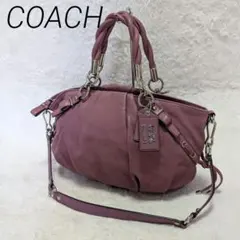 COACH マディソン 2way パープル y2k Archive ショルダー - メルカリ