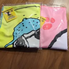 PEANUTS スヌーピー 大判ひんやりブランケット 2枚セット