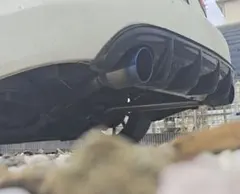 スリーキャッツ 社外マフラー 115Φ V37 スカイラインハイブリッド