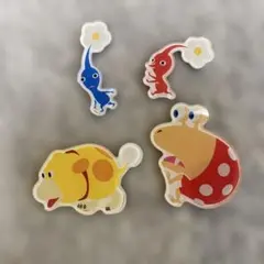 じ*る様 ピクミンキャラクター 4個セット　マグネット