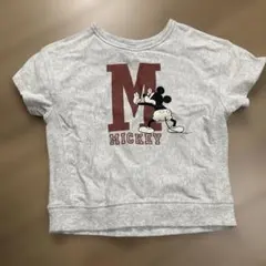 ミッキー Tシャツ サイズ90 グレー