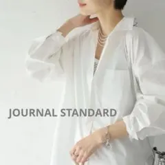 美品♡ 洗える フレームワーク フレンチリネン 2way シャツ 長袖 