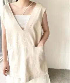 【新品タグ付き】ローリーズファーム　フリンジベスト　Vネック　春