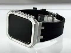 cs★アップルウォッチバンド　ラバーベルト　Apple Watchカバー