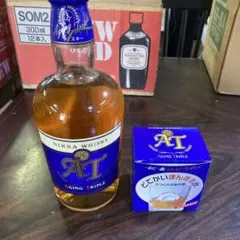 ニッカ　AT 非売品グラス付き　古酒　ウイスキー　余市　竹鶴　宮城峡　NIKKAのサムネイル