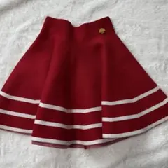 ケイトスペード スカート 90〜100サイズ　赤 冬物 女の子