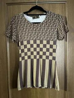 FENDI ズッカ柄Tシャツ