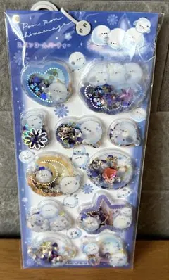 正規品 スパンコールパーティー シマエナガ カミオジャパン シール 人気商品