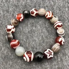 【夢叶う】天珠と天眼石のブレスレット382