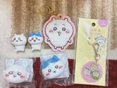 ちいかわ 刺繍缶バッジ はちわれ キーホルダー シュシュ マグネット