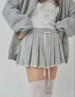 PELLICULE waistfrill BD short pants グレー - メルカリ
