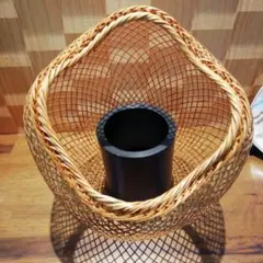 新品　竹製品　花かご