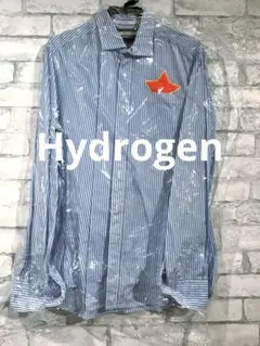 超美品⭐︎hydrogen ハイドロゲン L ストライプシャツユナイテッドアローズのサムネイル
