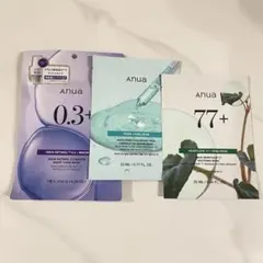 Anua フェイスマスクセット 3種類