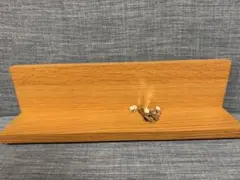 無印良品　壁に付けられる家具棚 44cm オーク材