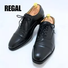 【未使用級】REGAL リーガル ストレートチップ V060 黒 25.5cmのサムネイル