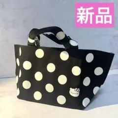 【新品】ハローキティ水玉模様トートバッグ