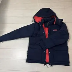 Columbia ダウンジャケット S/P ネイビー/赤