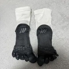 タビオ サッカーソックス 5本指 （ホワイト）Mサイズ