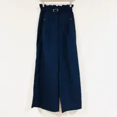 【新品】BEAMS HEART 美脚パンツ✨ S ネイビー上品◎ 【1060】