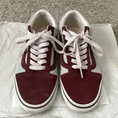 【23cm】Vans バンズ オールドスクール スニーカー 赤
