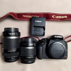 美品 Canon EOS Kiss III ダブルズームセット 返品保証 キヤノン Canon EOS kiss X3 標準＆望遠ダブルズームキット 動画