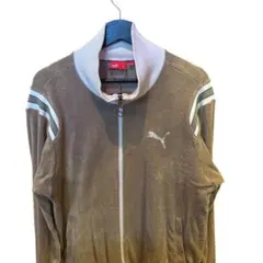 PUMA プーマ トラックジャケット ジャージ ハイネック 刺繍ロゴ 古着