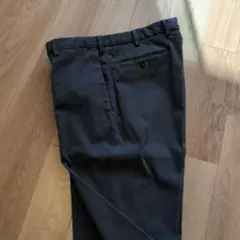 インコテックス　ダークグレー チノパン size48 ダブル仕上げ
