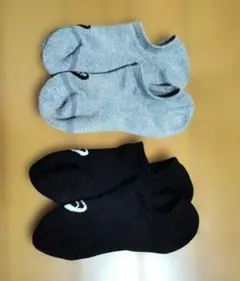 アシックススニーカーソックス2足組　平置き19cm